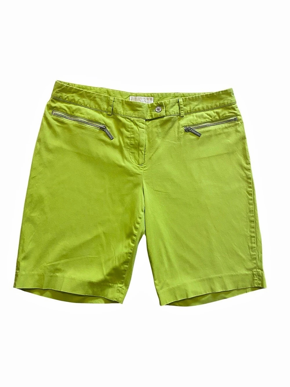 💚Michael by Michael Kors Bermuda Shorts in Green Size 14W Like New
